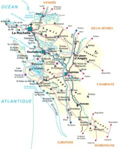 carte charente maritime